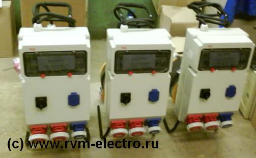 Распределительные устройства с переключателем на катушке РВМ Электро